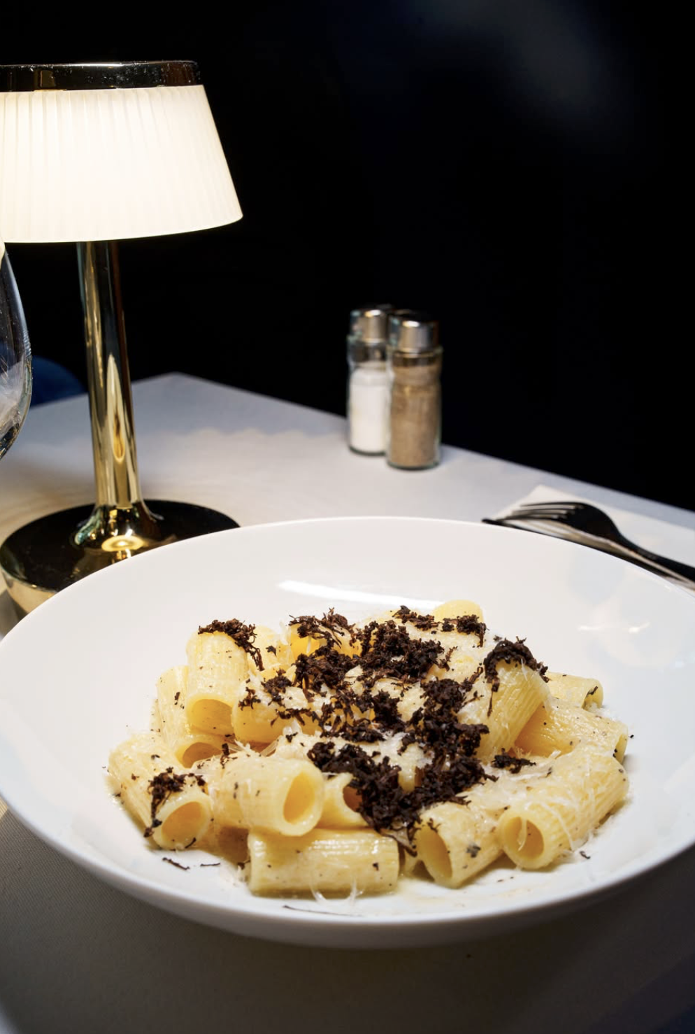 Rigatoni à la truffe noire