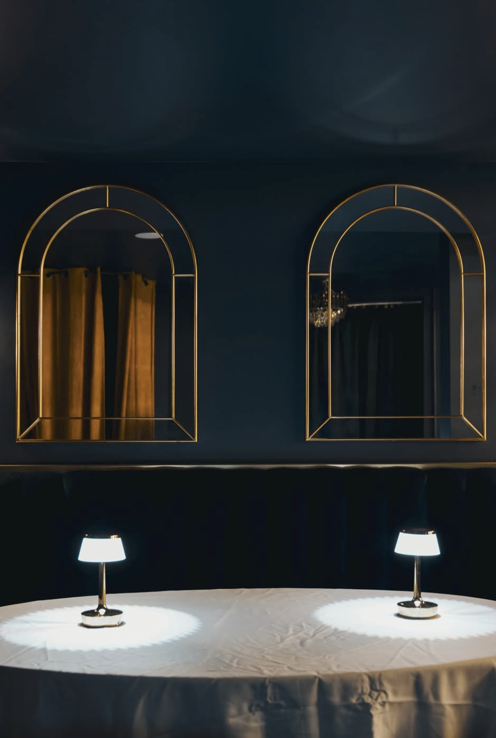 Miroirs dorés