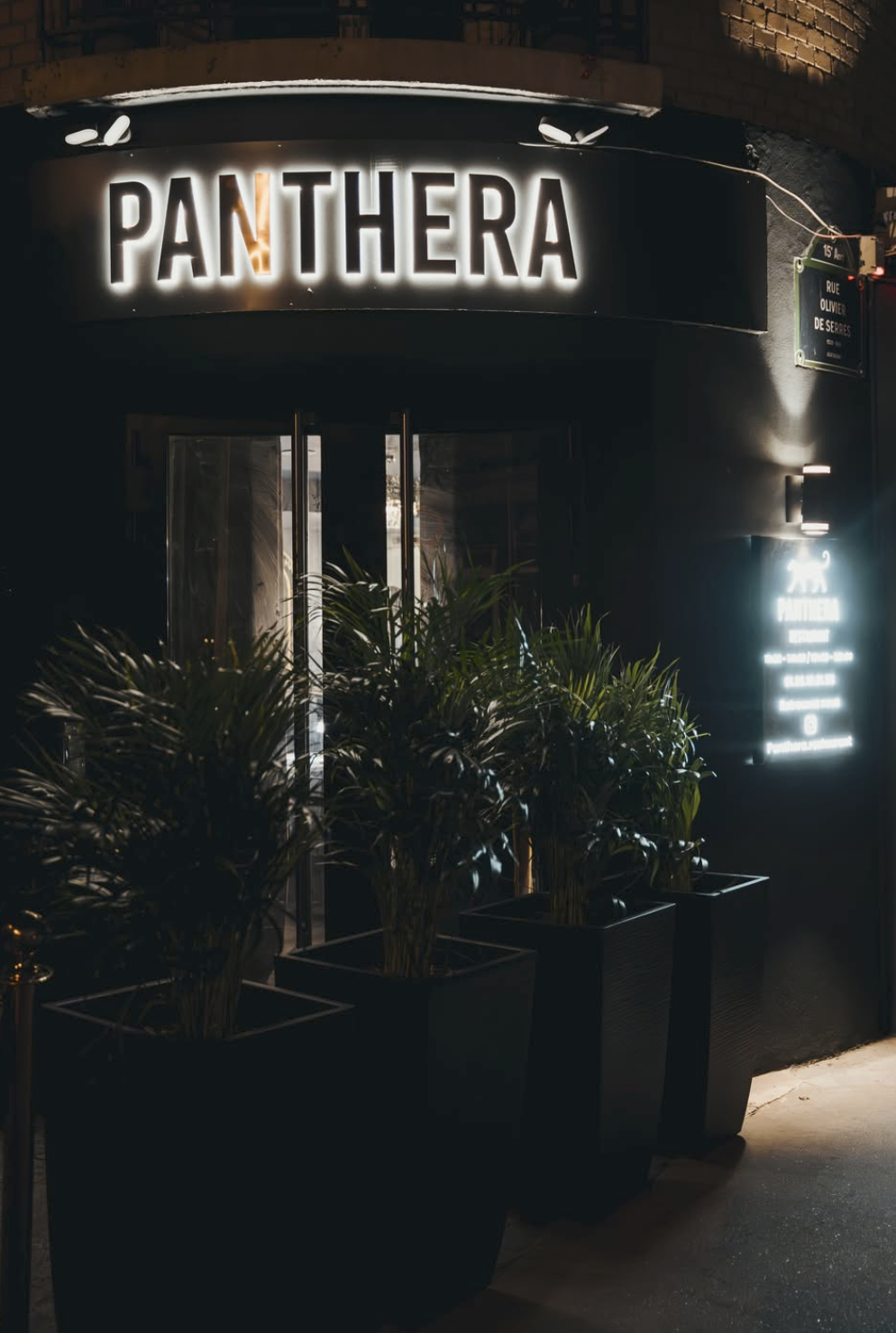 Devanture du restaurant Panthera